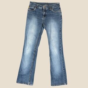 Anthropologie Louie Jeans Women 30R Bootcut Denim Y2K Styled Casual Fade Western